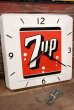 画像1: dp-220901-36 7up / 1950's-1960's Wall Clock (1)