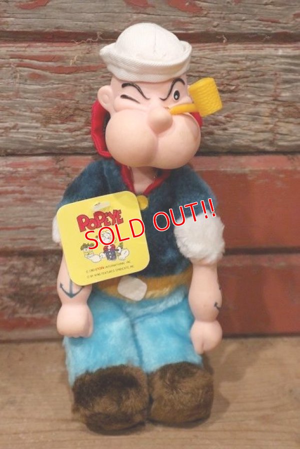 画像1: ct-220901-13 Popeye / Etone International Inc, 1983 Rubber Face Doll