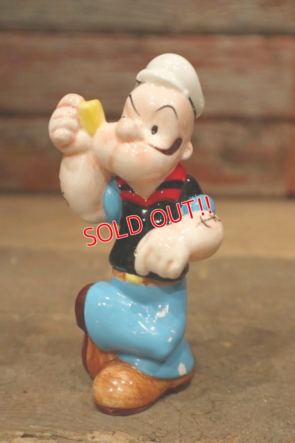 画像2: ct-220901-13 Popeye / ENESCO 1990's Ceramic Salt and Pepper Shaker