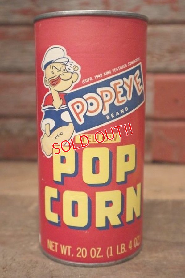 画像3: ct-220901-13 Popeye / Vintage Pop Corn Can Bank