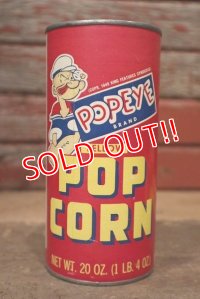 ct-220901-13 Popeye / Vintage Pop Corn Can Bank