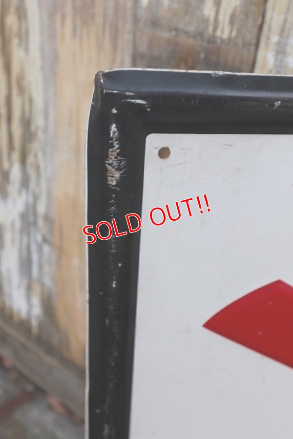 画像8: dp-220901-124 WOLF'S HEAD MOTOR OIL / 1980's Metal Sign