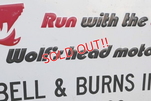 画像3: dp-220901-124 WOLF'S HEAD MOTOR OIL / 1980's Metal Sign