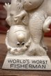 画像2: ct-220901-15 W & R BERRIES 1970's Message Doll "WORLD'S WORST FIHSRMAN" (2)