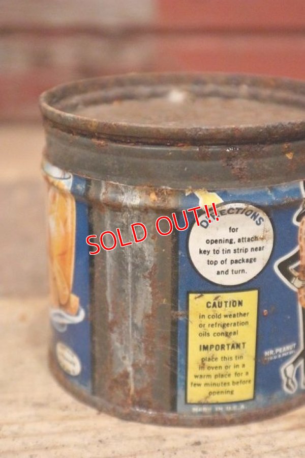 画像5: dp-220901-54 PLANTERS / MR.PEANUT 1950's-1960's Cocktail Peanuts Tin Can