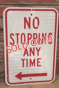 dp-210801-34 Road Sign / NO STOPPING ANY TIME ←