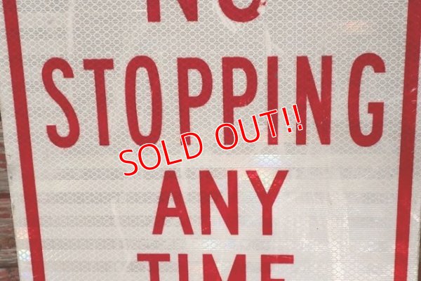 画像3: dp-210801-34 Road Sign / NO STOPPING ANY TIME ←