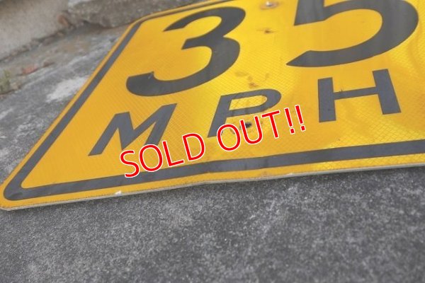 画像6: dp-220901-44 Road Sign / 35 M.P.H