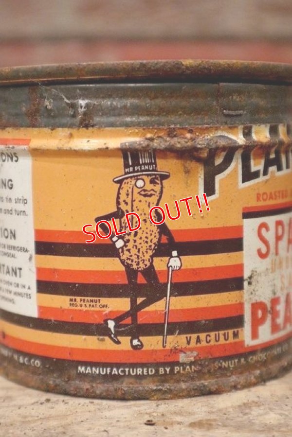 画像2: dp-220901-51 PLANTERS / MR.PEANUT 1930's-1940's SPANISH PEANUT Can