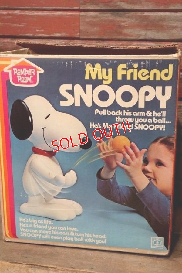 画像12: ct-220719-02 Snoopy / Hasbro 1979 My Friend Snoopy Bowling Toy