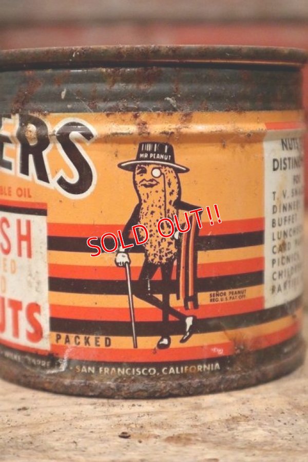 画像3: dp-220901-51 PLANTERS / MR.PEANUT 1930's-1940's SPANISH PEANUT Can
