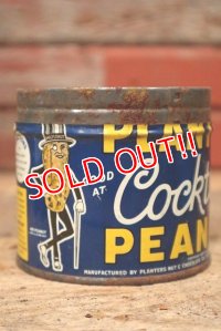 dp-220901-52 PLANTERS / MR.PEANUT 1940's-1950's Cocktail Peanuts Tin Can