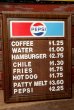 画像1: dp-220901-38 PEPSI / 1970's Menu Board Sign (1)