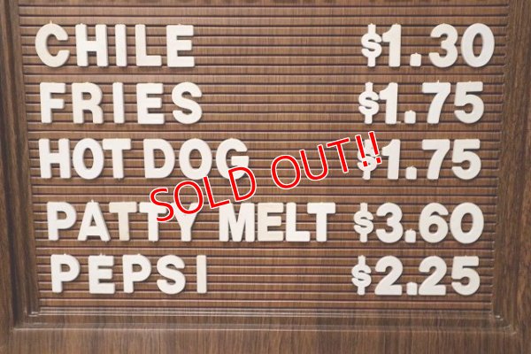 画像4: dp-220901-38 PEPSI / 1970's Menu Board Sign