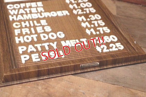 画像9: dp-220901-38 PEPSI / 1970's Menu Board Sign