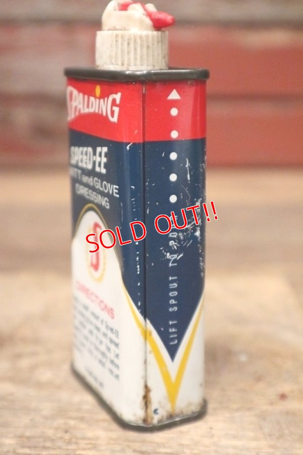 画像5: dp-220901-90 SPALDING / 1970's SPEED-EE Baseball Mitt & Glove Dressing Handy Can
