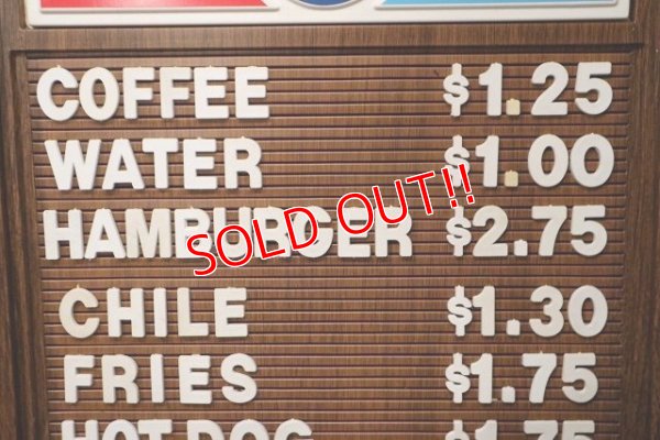 画像3: dp-220901-38 PEPSI / 1970's Menu Board Sign