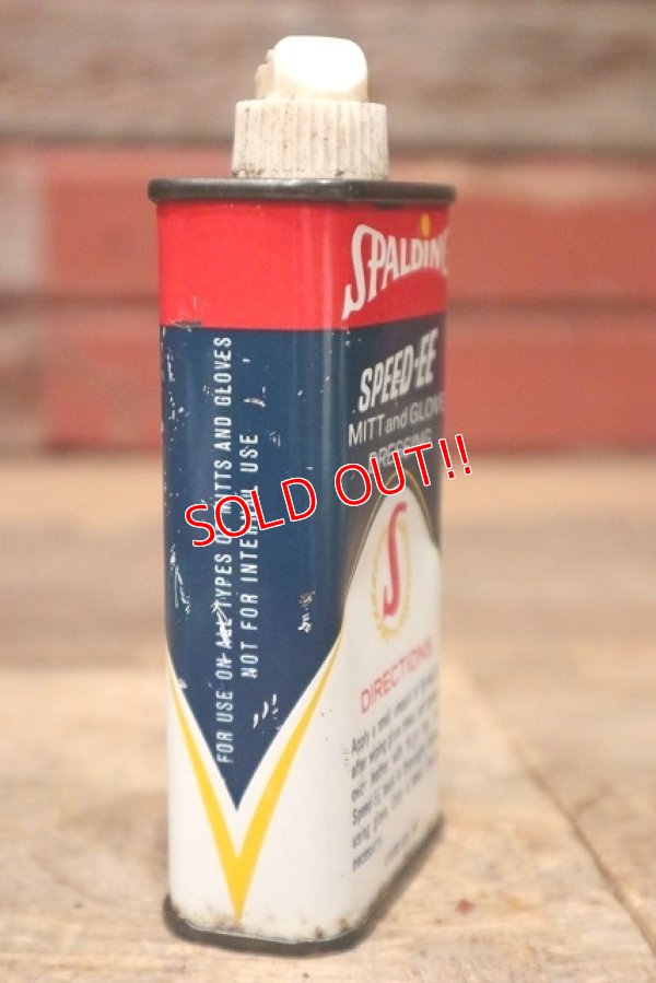 画像4: dp-220901-90 SPALDING / 1970's SPEED-EE Baseball Mitt & Glove Dressing Handy Can
