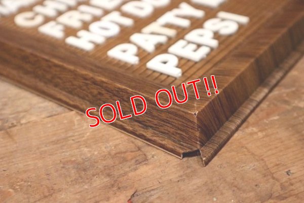 画像10: dp-220901-38 PEPSI / 1970's Menu Board Sign