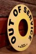 画像4: dp-220901-107 OUT OF SERVICE /  Vintage Plastic Sign