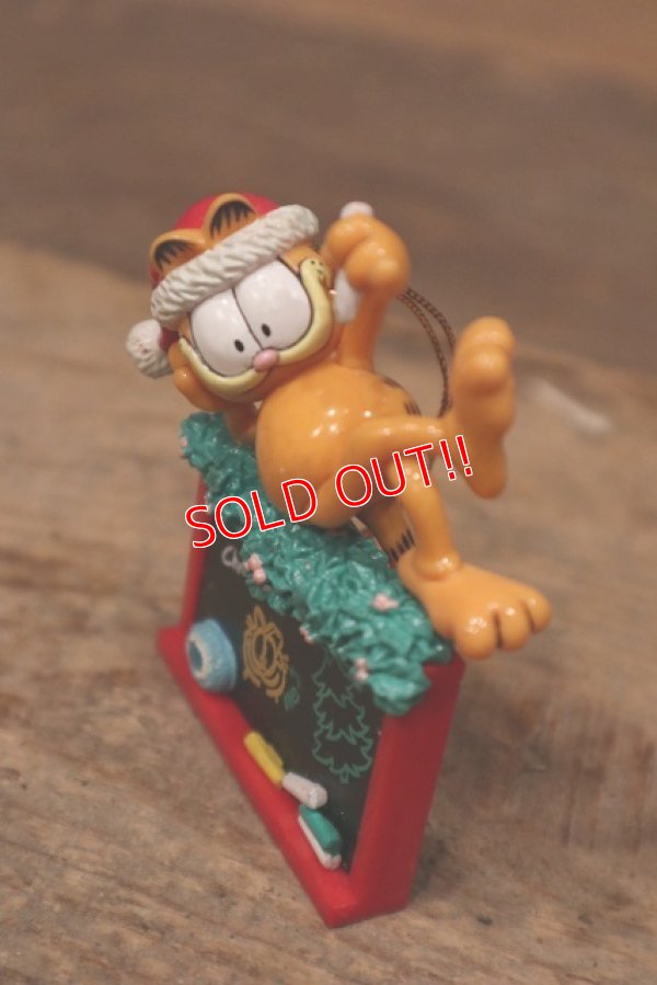 画像2: t-220901-14 Garfield / 1996 Christmas Ornament "Chalk Board"