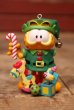 画像1: ct-220901-14 Garfield / CARLTON CARDS 2004 Christmas Ornament "Elfish Antics" (1)