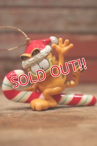 t-220901-14 Garfield / 1996 Christmas Ornament "Candy Cane"