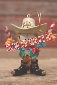 ct-220901-14 Garfield / 1996 Christmas Ornament "Cowboy"