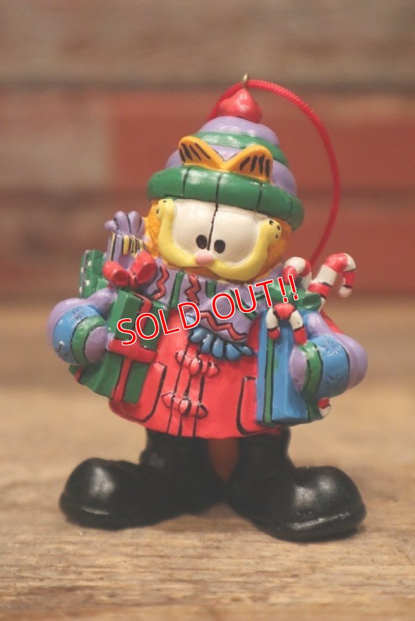 画像1: ct-220901-14 Garfield / 1990's Christmas Ornament