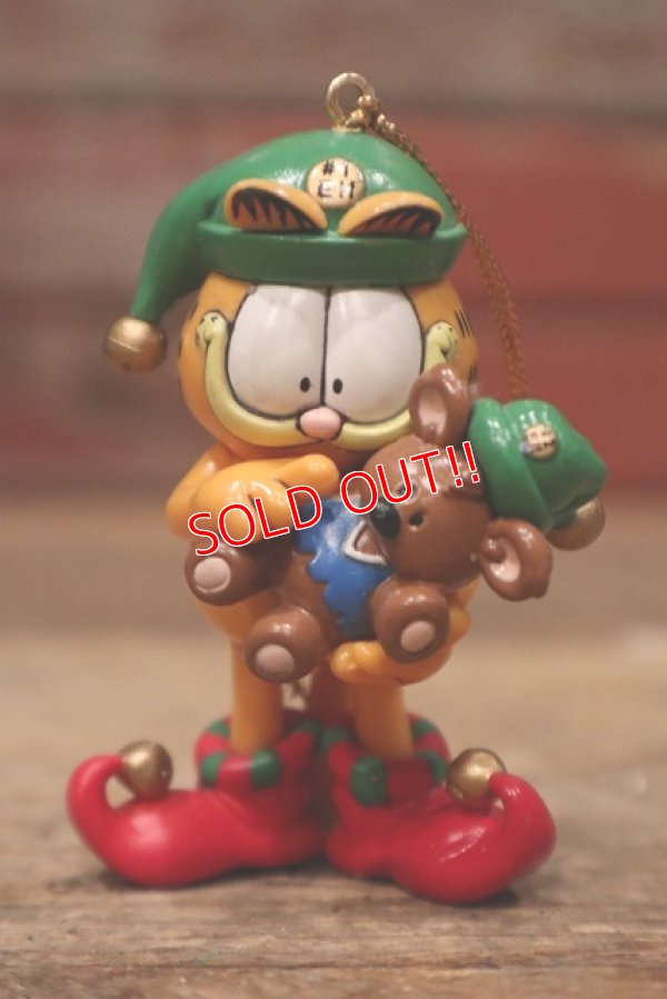 画像1: ct-220901-14 Garfield / 1996 Christmas Ornament "Elf"