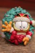 画像2: ct-220901-14 Garfield / 1996 Christmas Ornament "Wreath" (2)