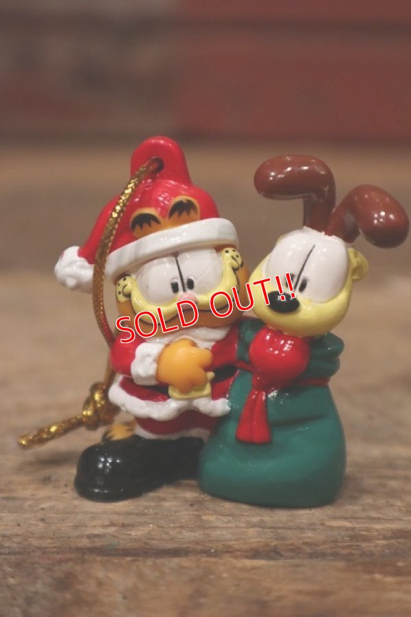 画像1: ct-220901-14 Garfield & Odie / 1990's PVC Ornament