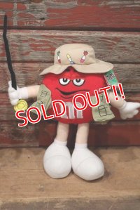 ct-220601-01 MARS / M&M's 2000's Plush Doll "Fisherman Red"