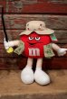 画像1: ct-220601-01 MARS / M&M's 2000's Plush Doll "Fisherman Red" (1)