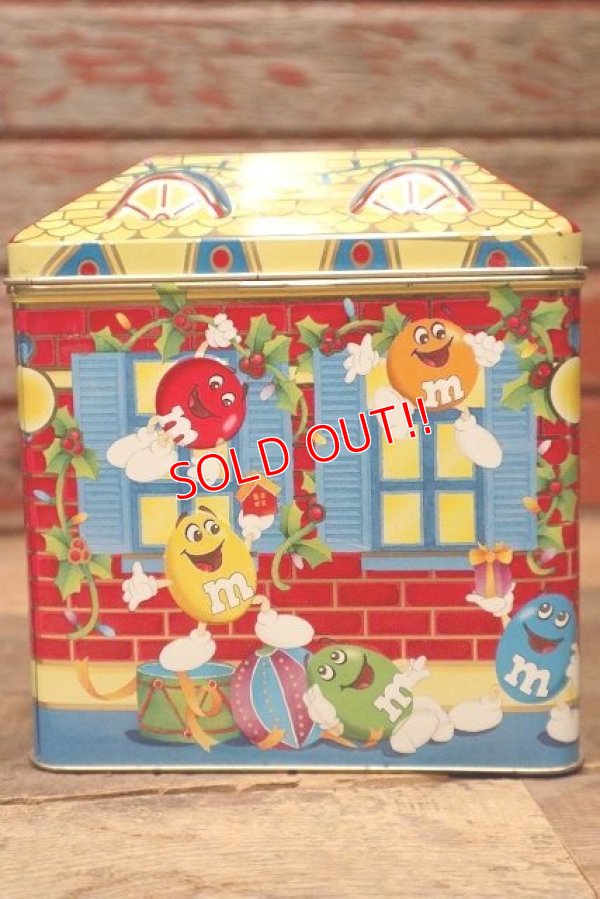 画像2: ct-220601-01 MARS / M&M's 1996 Christmas Village Series Number 03 Canister Can