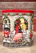 ct-220601-01 MARS / M&M's 2003 Christmas Village Series Number 17 Canister Can