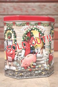 ct-220601-01 MARS / M&M's 2003 Christmas Village Series Number 17 Canister Can