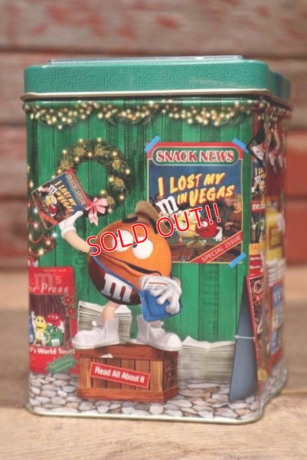 画像5: ct-220601-01 MARS / M&M's 2001 Christmas Village Series Number 12 Canister Can