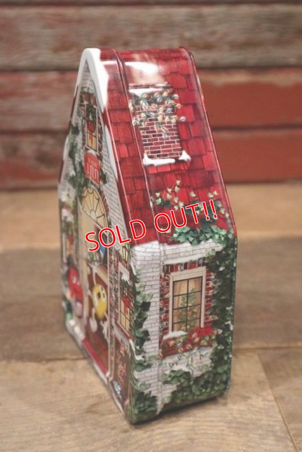 画像3: ct-220601-01 MARS / M&M's 2002 Christmas Village Series Number 15 Canister Can
