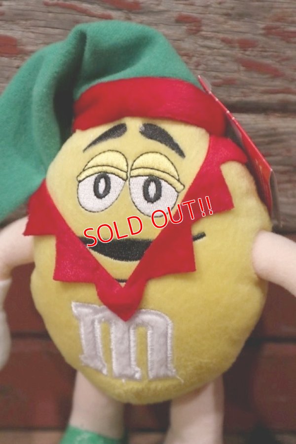 画像2: ct-220601-01 MARS / M&M's 2004 Plush Doll "Christmas Elf Yellow"