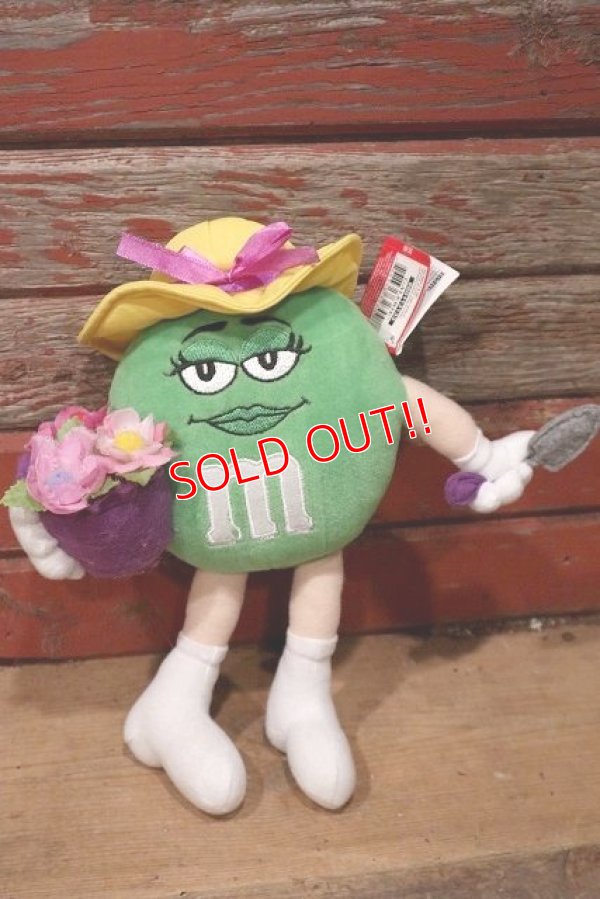 画像1: ct-220601-01 MARS / M&M's 2000's Plush Doll "Gardener Green"