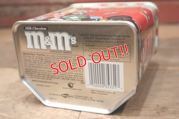画像7: ct-220601-01 MARS / M&M's 2003 Christmas Village Series Number 17 Canister Can