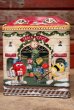 画像1: ct-220601-01 MARS / M&M's 2001 Christmas Village Series Number 13 Canister Can (1)