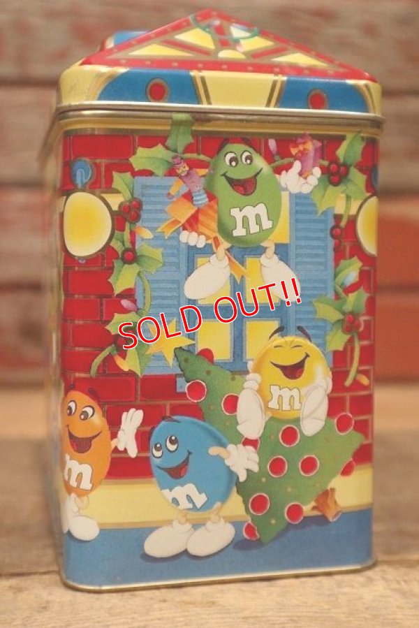 画像3: ct-220601-01 MARS / M&M's 1996 Christmas Village Series Number 03 Canister Can