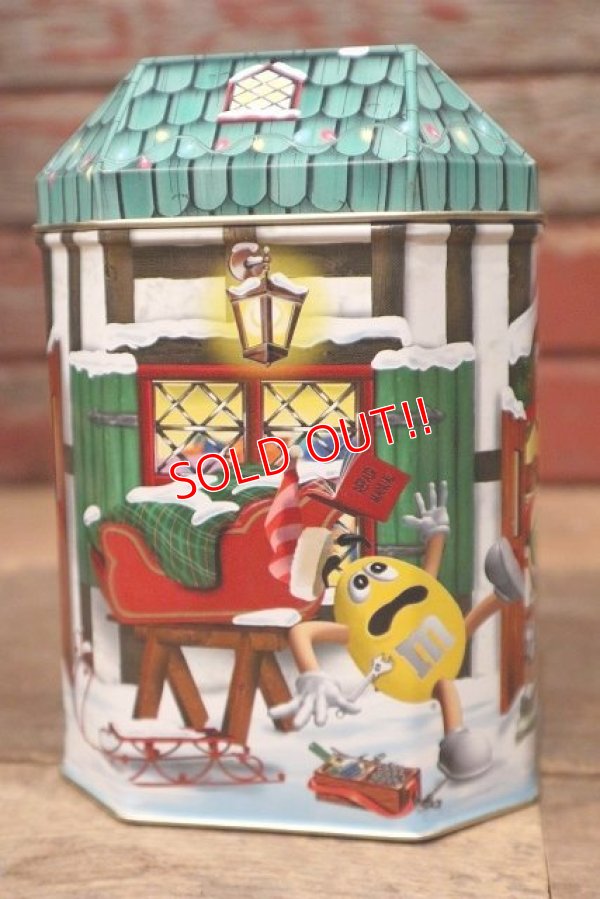 画像4: ct-220601-01 MARS / M&M's 1999 Christmas Village Series Number 10 Canister Can
