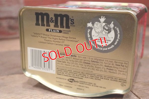 画像9: ct-220601-01 MARS / M&M's 1998 Christmas Village Series Number 07 Canister Can
