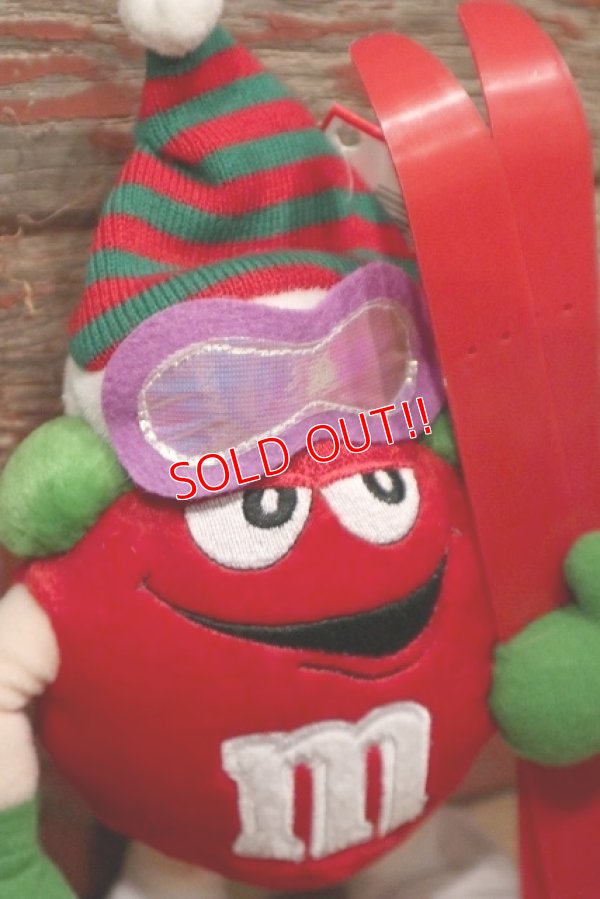 画像2: ct-220601-01 MARS / M&M's 2002 Plush Doll "Skier Red"