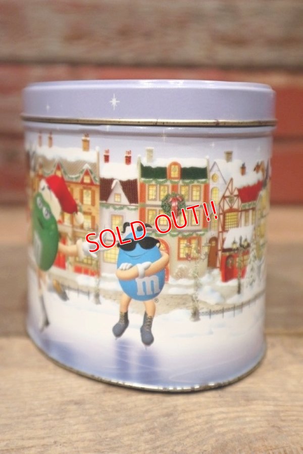 画像3: ct-220601-01 MARS / M&M's 1999 Christmas Village Series Number 09 Canister Can