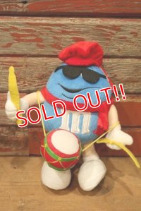 ct-220601-01 MARS / M&M's 2004 Plush Doll "Drummer Blue"