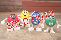 ct-220601-01 MARS / M&M's 2000's mini Bendable Figure 4pc Set